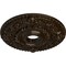 Ekena Millwork Rose Ceiling Medallion (Fits Canopies up to 7 1/4"), Hand-Painted Bronze, 18"OD x 3 1/2"ID x 1 1/2"P CM18ROBZS - alternate 3